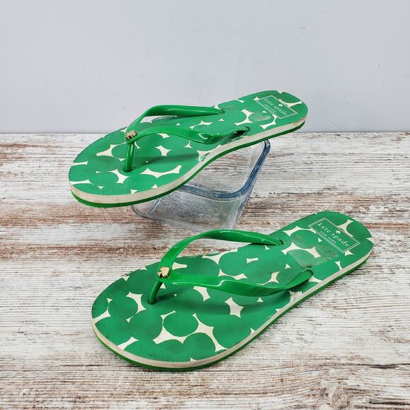 Kate Spade Thong Flip Flop 7/8 - Picture 1 of 8